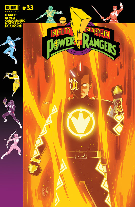 MIGHTY MORPHIN POWER RANGERS #33 PREORDER GIBSON VAR COVER