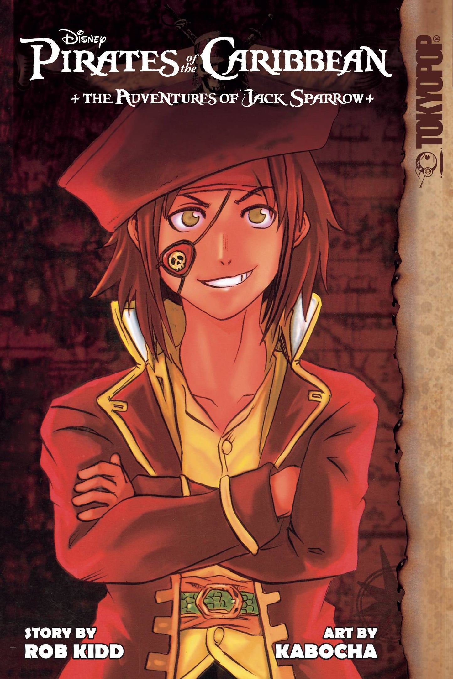 DISNEY MANGA PIRATES CARIBBEAN JACK SPARROWS ADV GN