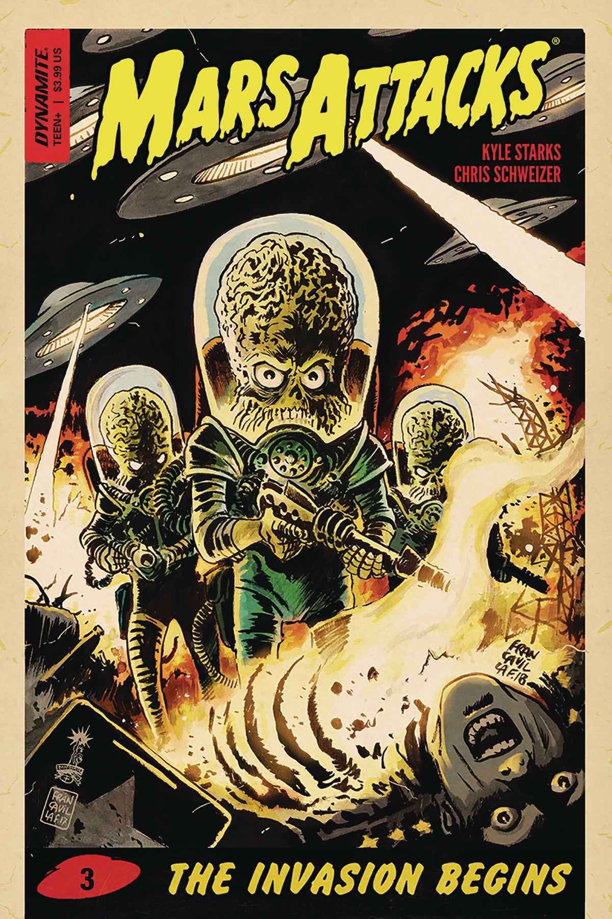 MARS ATTACKS #3 CVR A FRANCAVILLA COVER