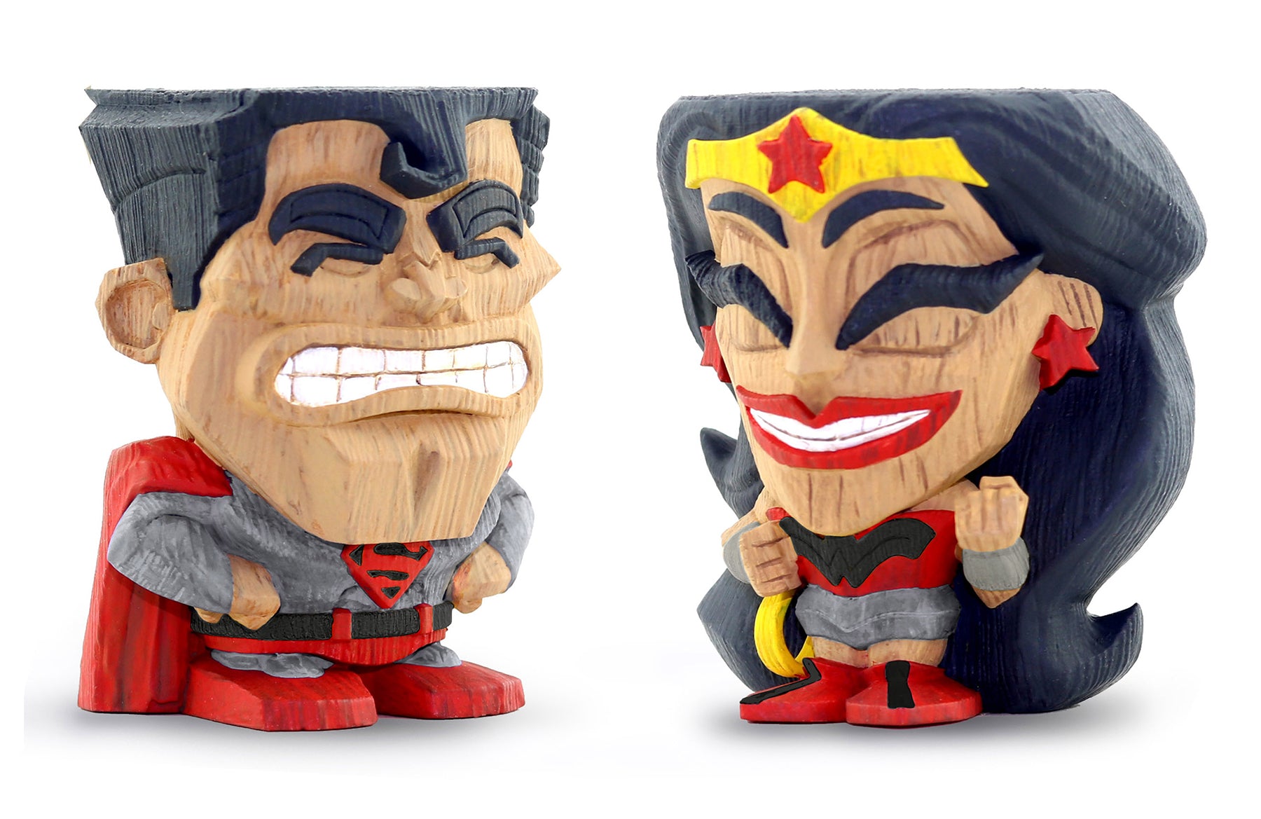 FCBD 2019 TEEKEEZ RED SON SUPERMAN WONDER WOMAN VIN FIG 2PK