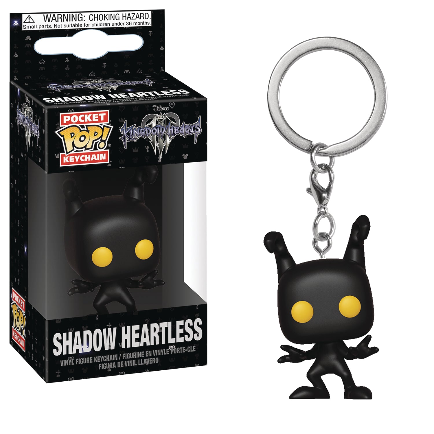 POCKET POP KINGDOM HEARTS 3 SHADOW HEARTLESS FIG KEYCHAIN