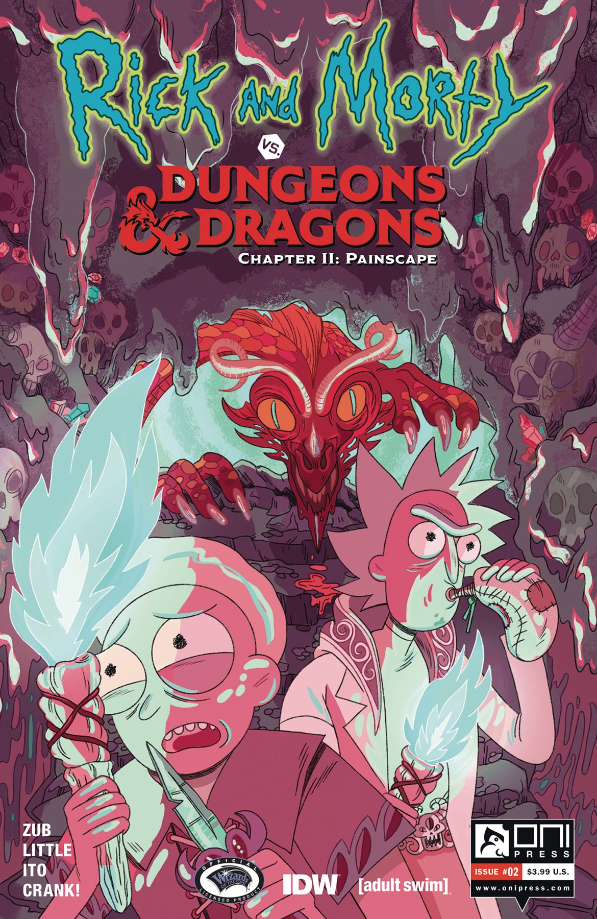 RICK & MORTY VS D&D II PAINSCAPE #2 CVR B GOUX (MR)