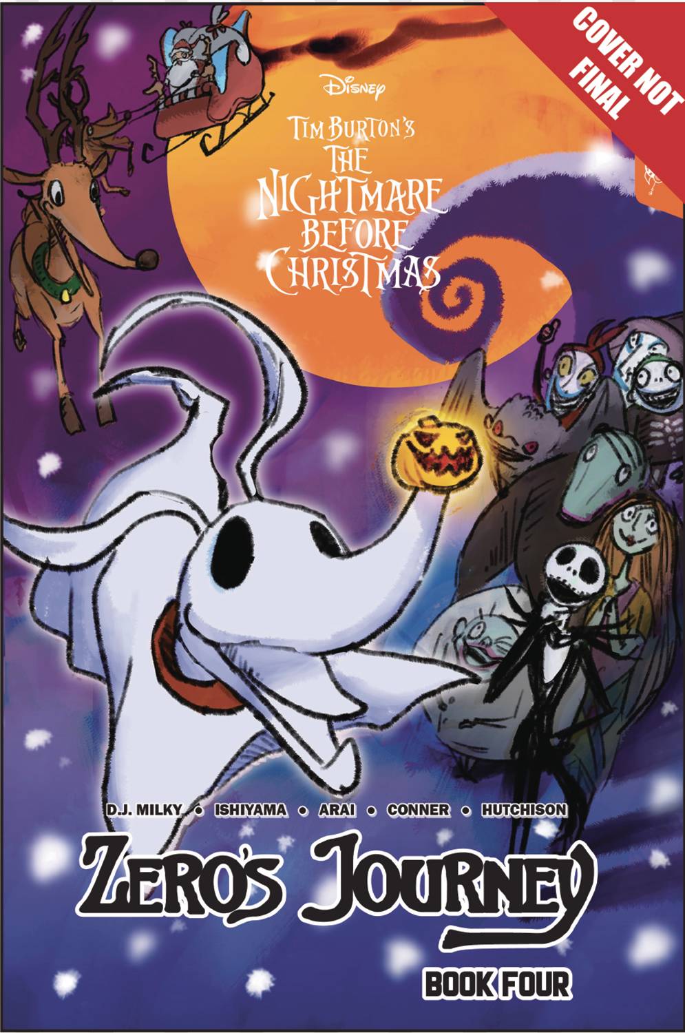 DISNEY MANGA NIGHTMARE CHRISTMAS ZEROS JOURNEY TP