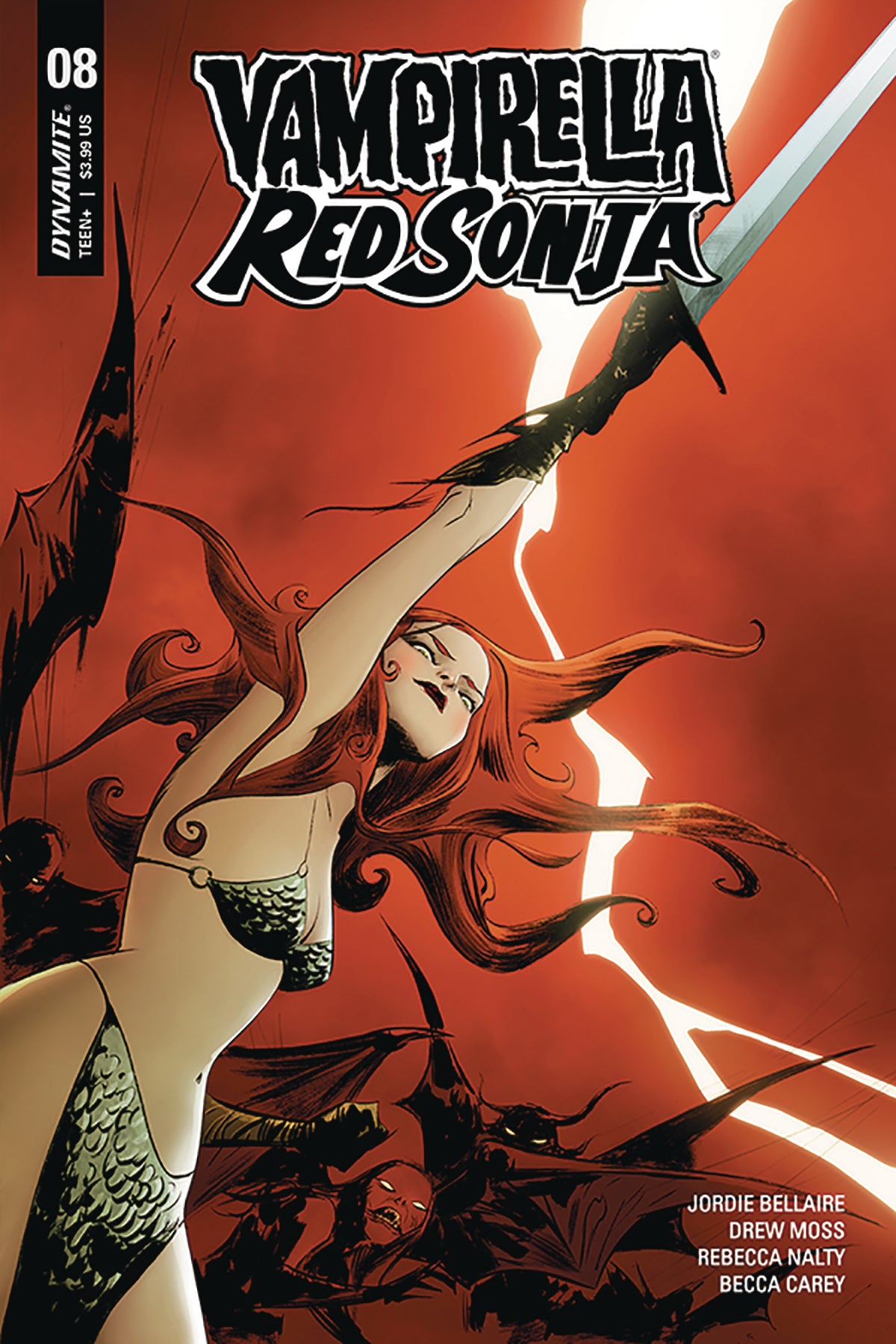 VAMPIRELLA RED SONJA #8 CVR A LEE