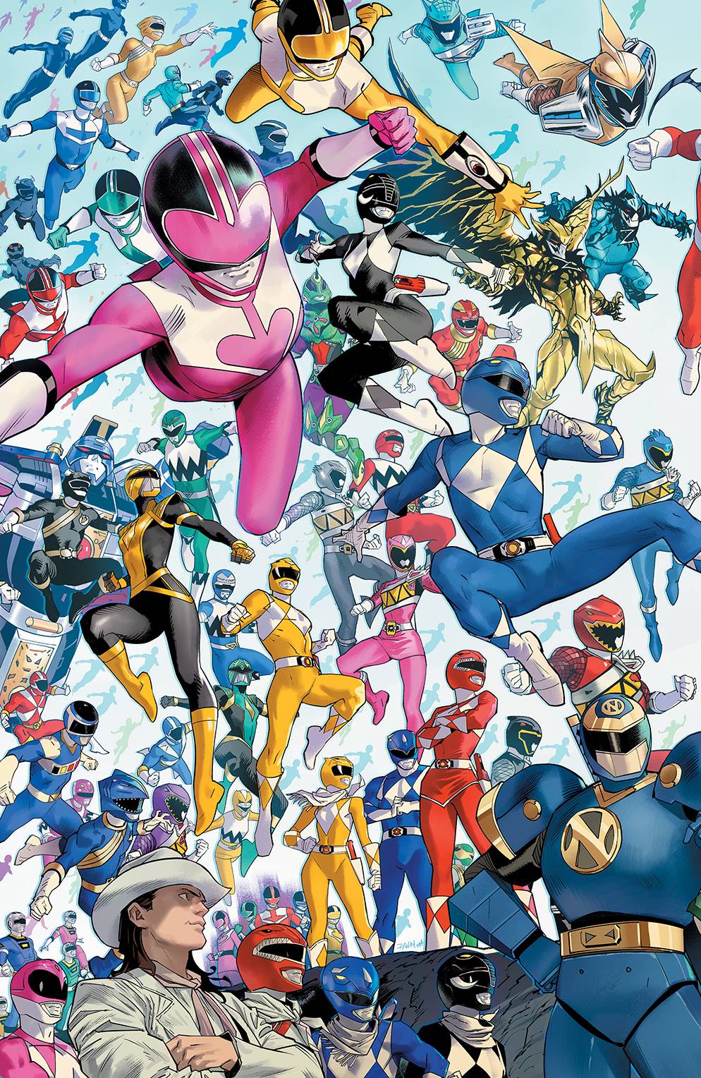 POWER RANGERS #1 10 COPY MORA INCV