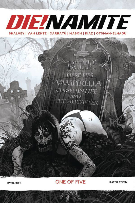 DIE!NAMITE #1 21 COPY SUYDAM LIVING DEAD GRAYSCALE