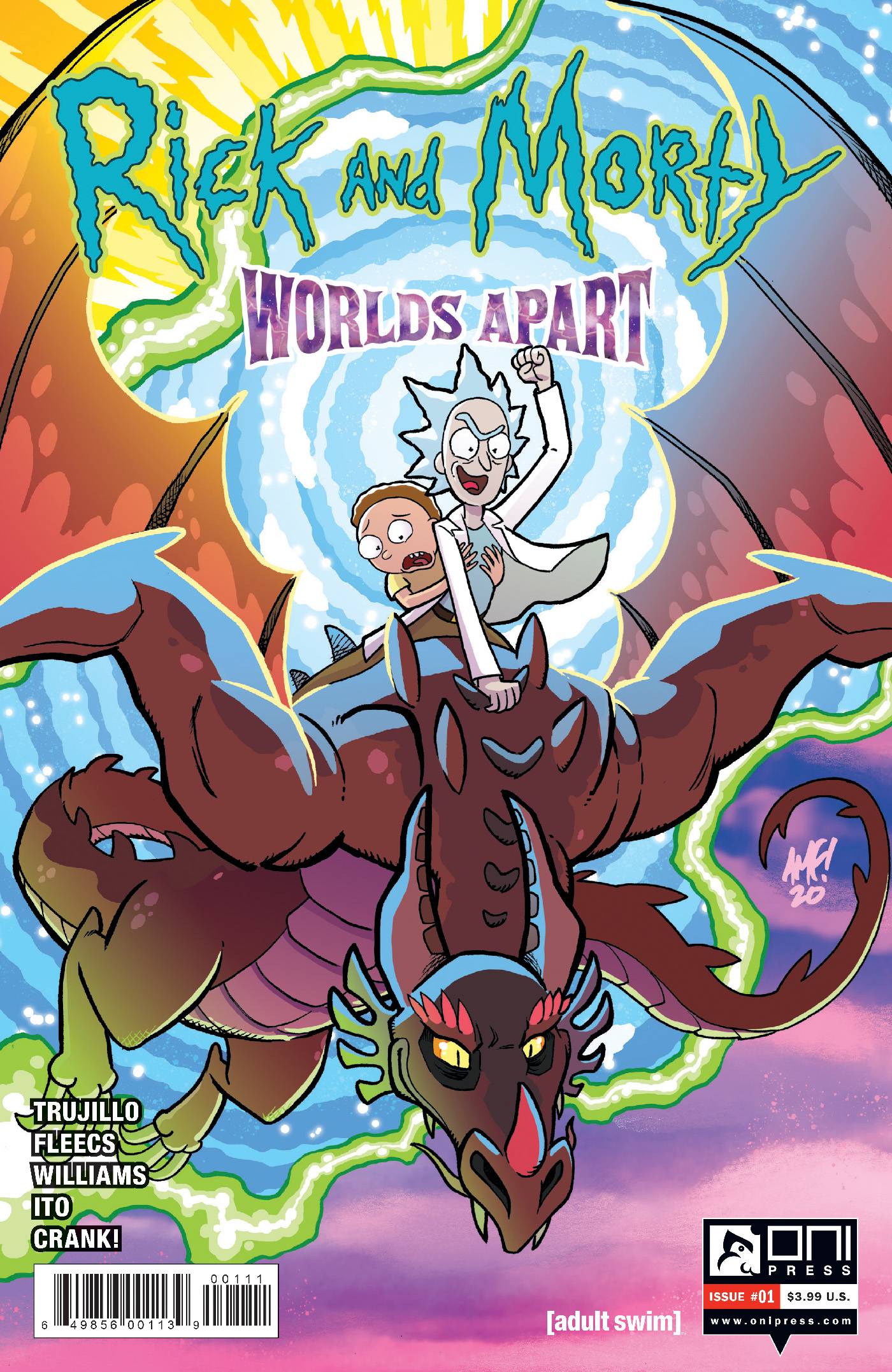 RICK AND MORTY WORLDS APART #1 CVR A FLEECS