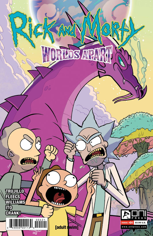 RICK AND MORTY WORLDS APART #4 CVR B WILLIAMS