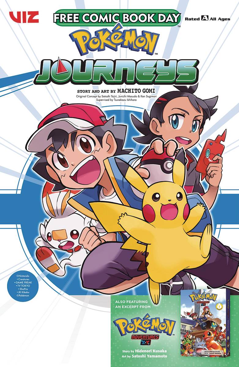 FCBD 2022 POKEMON JOURNEYS POKEMON ADVENTURES XY