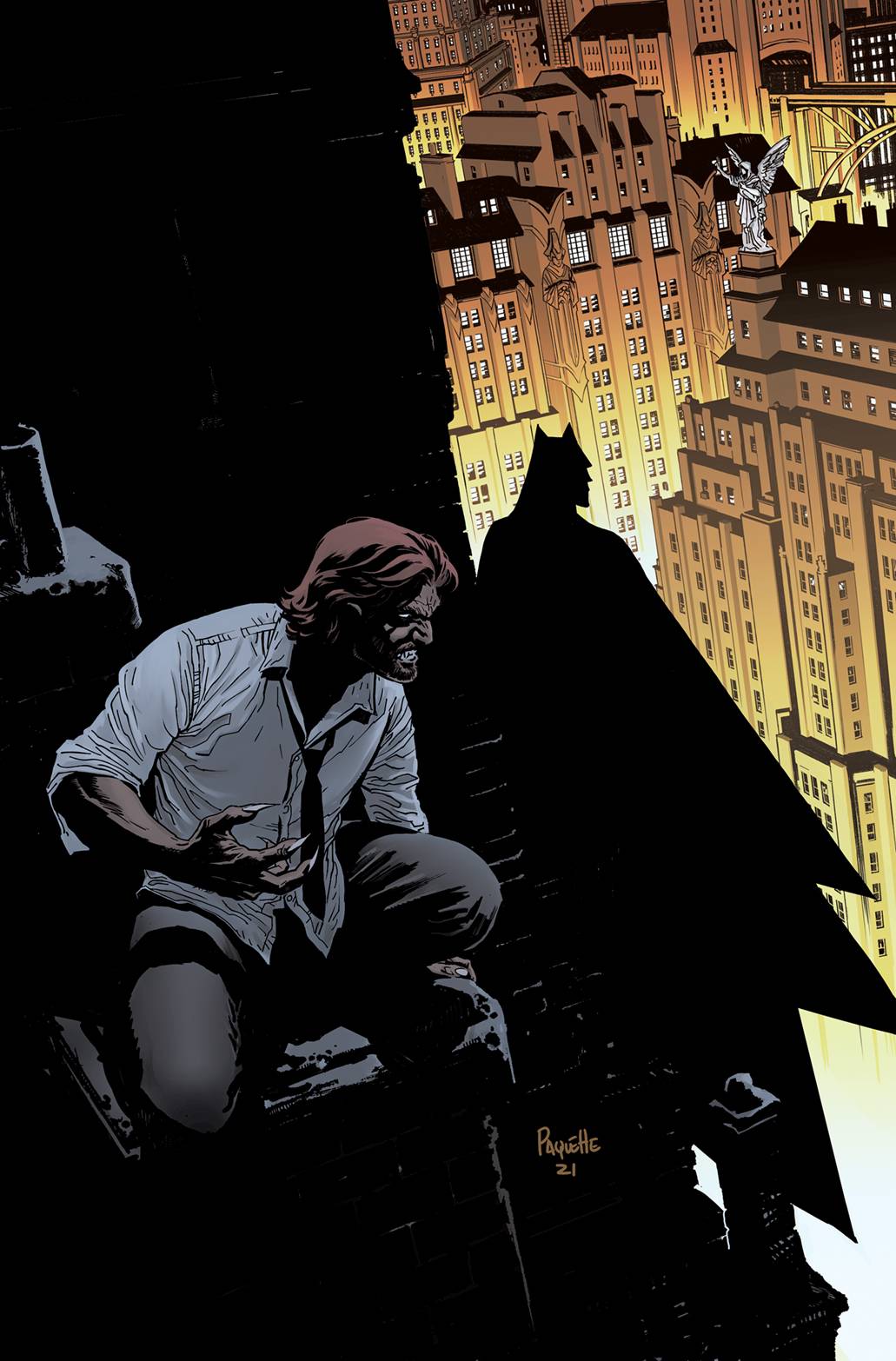 BATMAN VS BIGBY WOLF IN GOTHAM TP