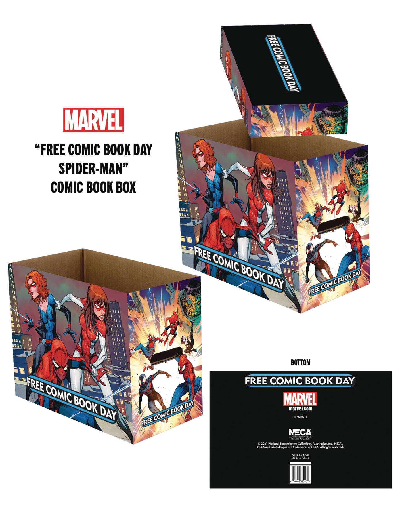 FCBD 2022 MARVEL SPIDER-MAN SHORT COMIC STORAGE BOX