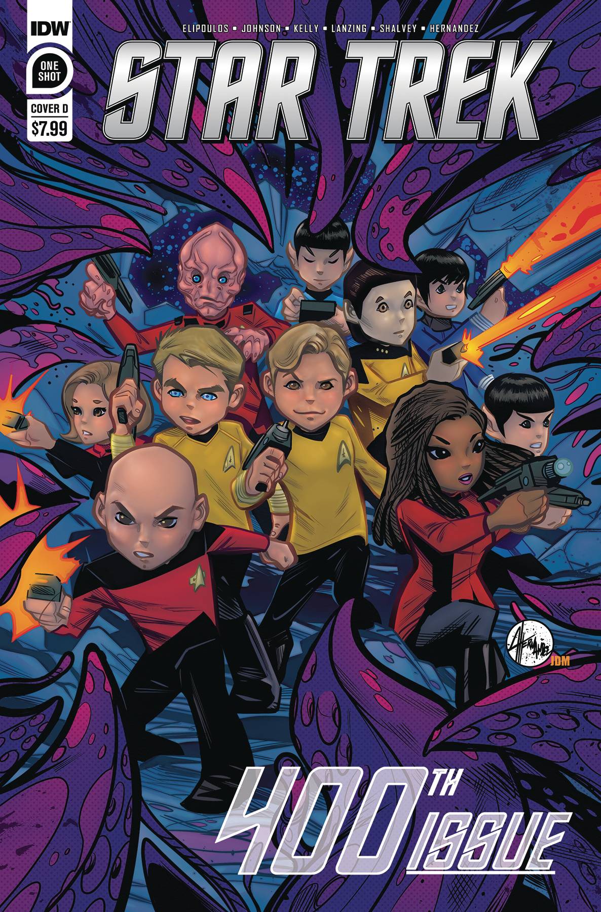 STAR TREK #400 CVR D HERNANDEZ