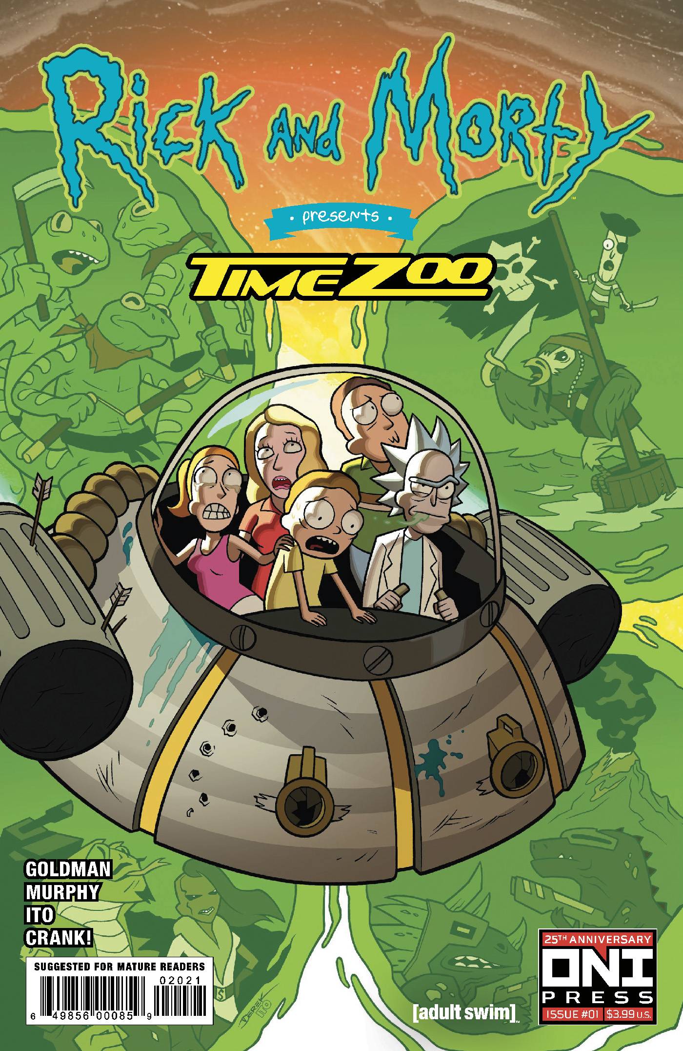 RICK AND MORTY PRESENTS TIME ZOO #1 CVR B FRIDOLFS