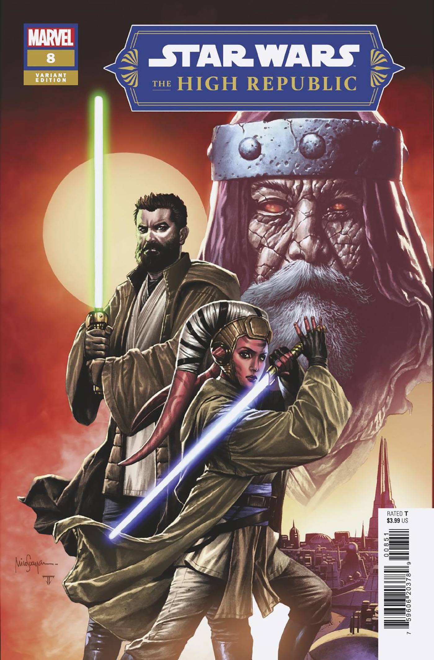 STAR WARS HIGH REPUBLIC #8 25 COPY INCV VAR SUAYAN