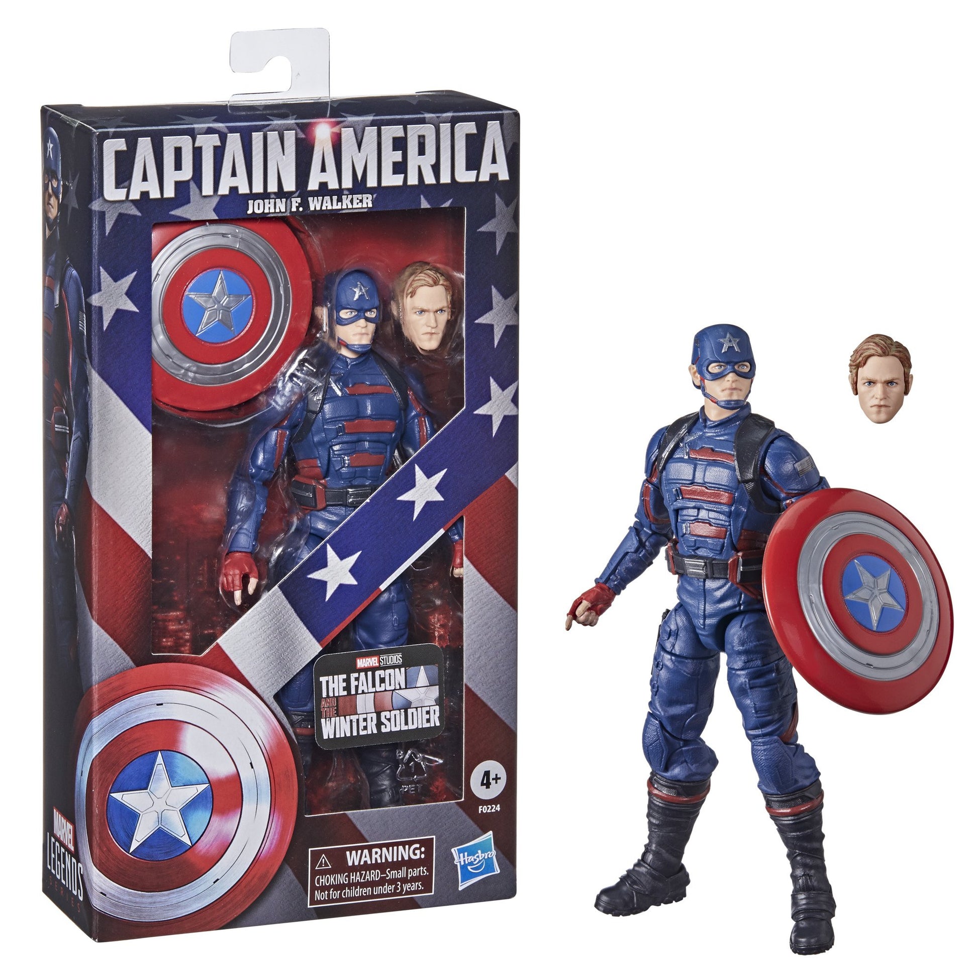 MARVEL LEGENDS 6 INCH CAPTAINAMERICA JOHN F WALKER AF