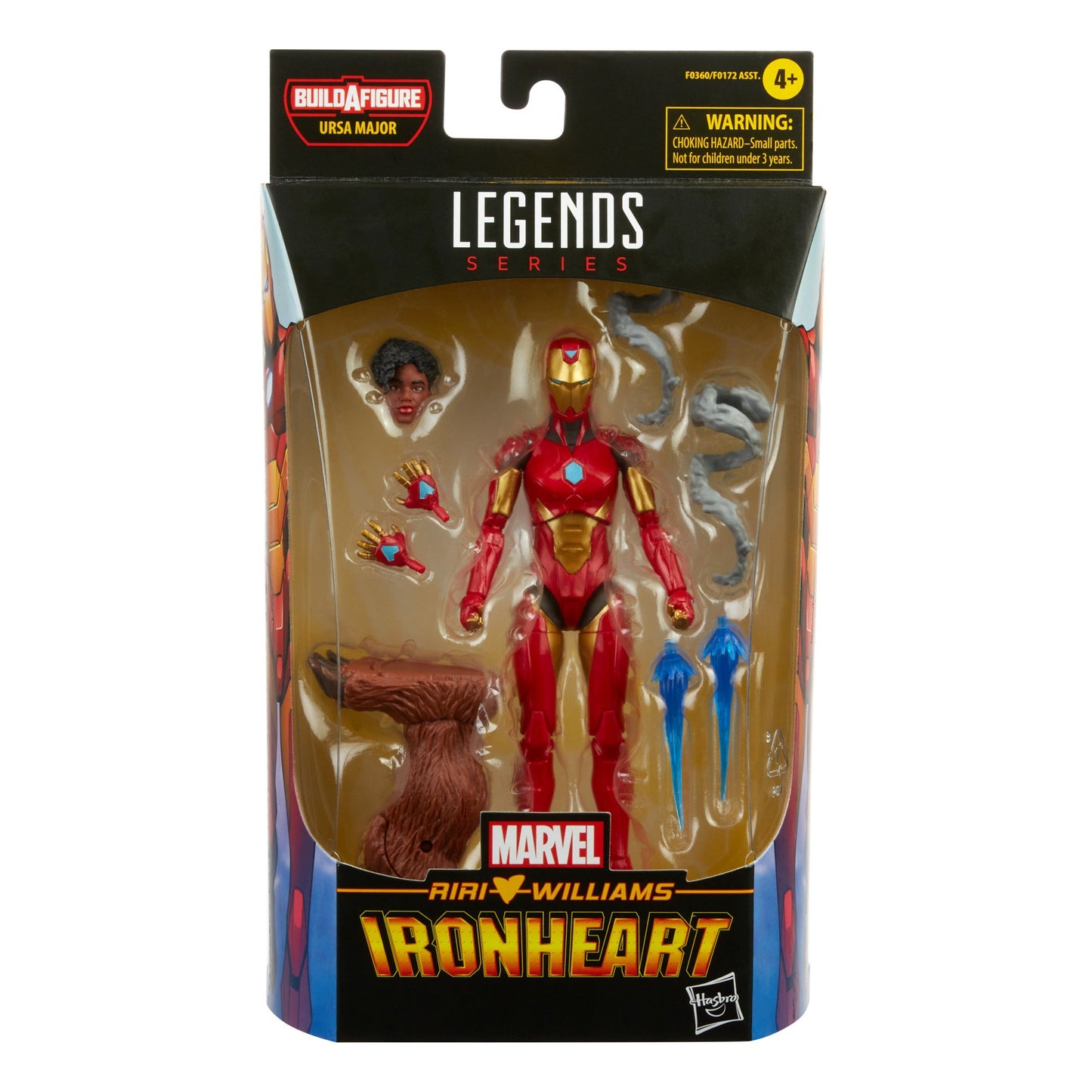 MARVEL LEGENDS IRON MAN 6IN RIRI WILLIAMS IRONHEART AF