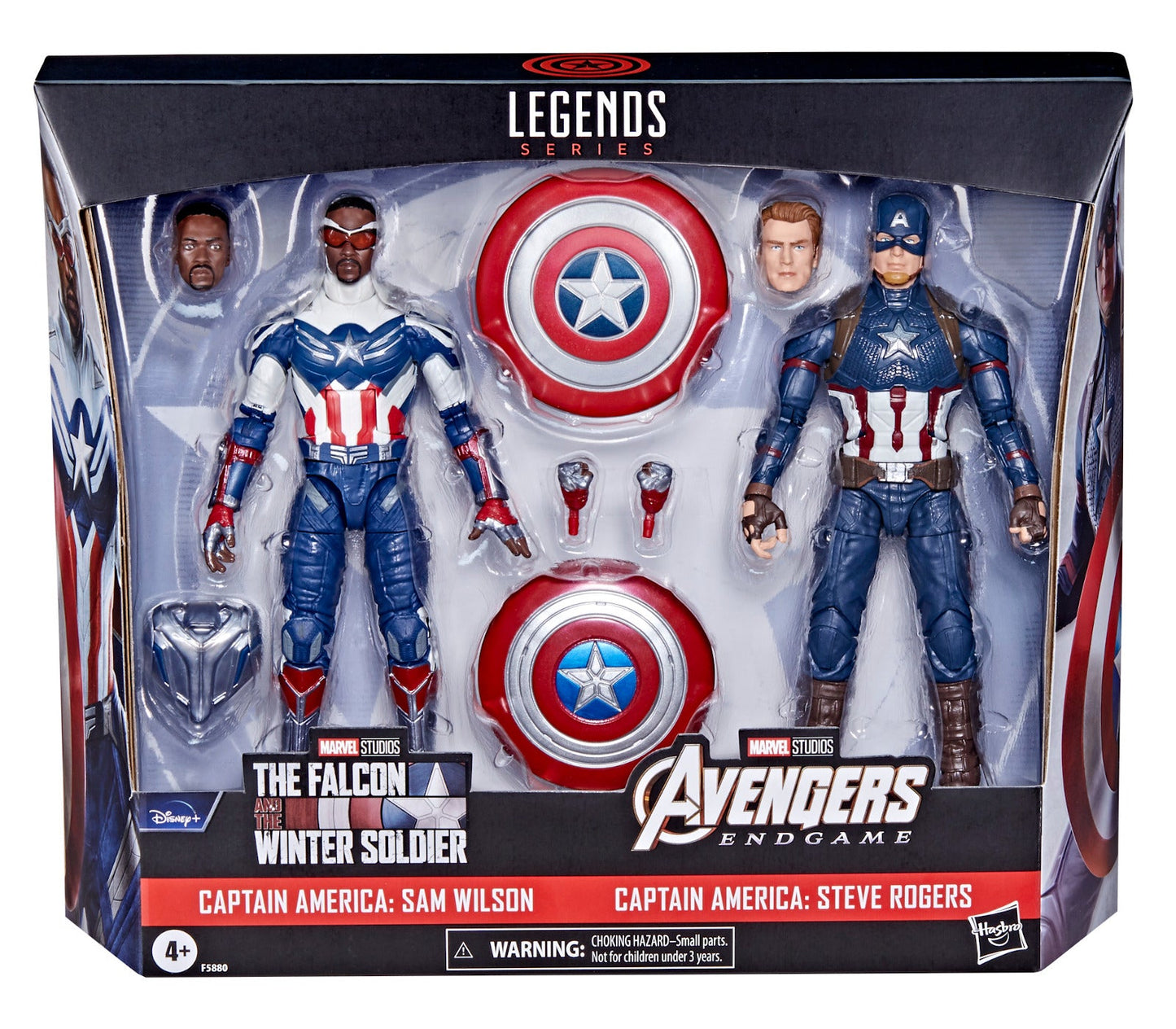 MARVEL LEGENDS 6IN CAPTAIN AMERICA MCU 2PK AF