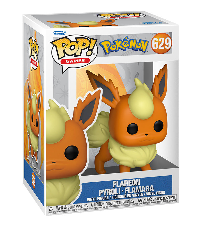 POP GAMES POKÉMON FLAREON VIN FIG