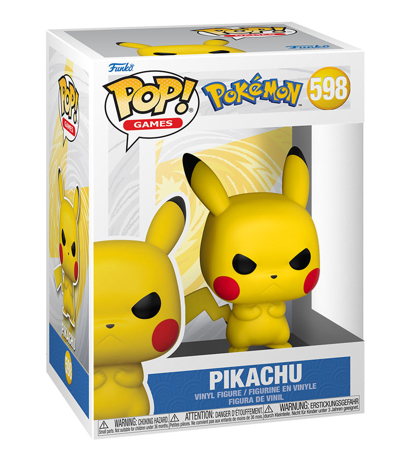 POP GAMES POKÉMON GRUMPY PIKACHU VIN FIG