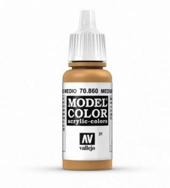 Vallejo AV Vallejo Model Color 17ml - Medium Fleshtone