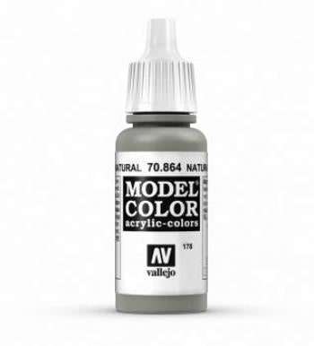 Vallejo AV Vallejo Model Color 17ml - Metallic Natural Steel