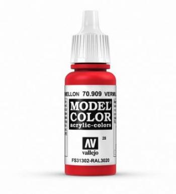 Vallejo AV Vallejo Model Color 17ml - Vermillion