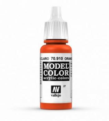 Vallejo AV Vallejo Model Color 17ml - Orange Red