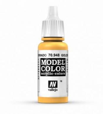 Vallejo AV Vallejo Model Color 17ml - Golden Yellow