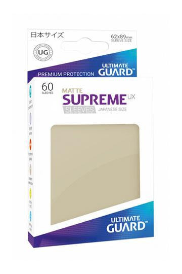 Ultimate Guard Supreme UX Sleeves Japanese Size Matte Sand (60)