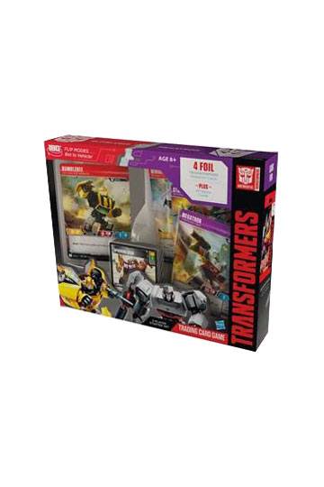 Transformers TCG Bumblebee vs. Megatron Starter Set Display