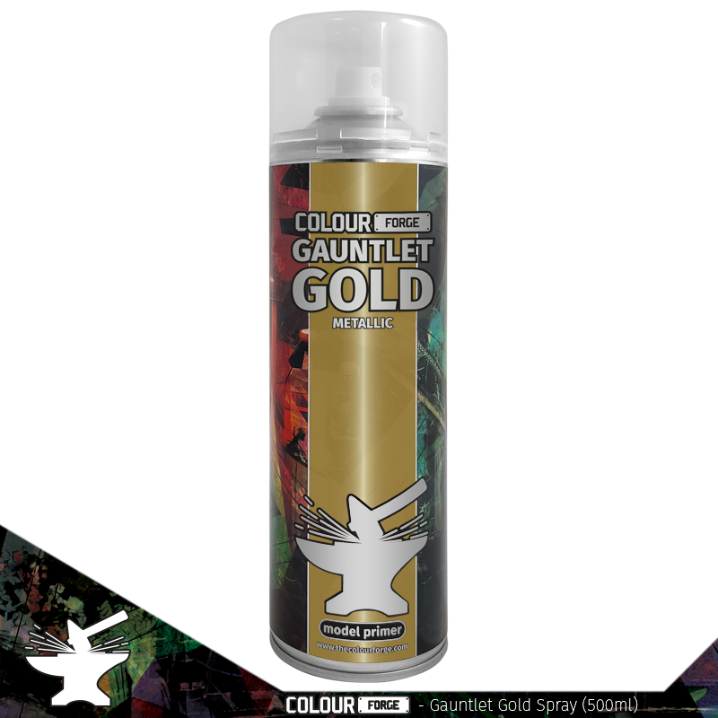 Colour Forge Gauntlet Gold Metallic Spray 500ml